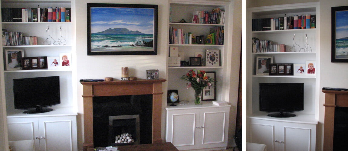 Traditional Alcove Units Bespoke Living Room Alcove Units and Hearth