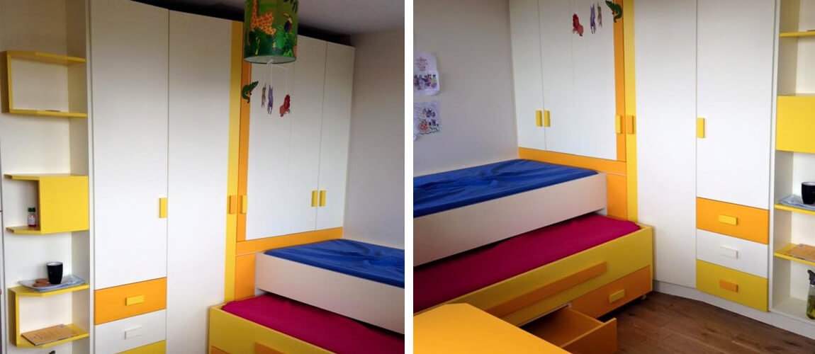 Custom Made Bunk Beds with Storage Bespoke Beds with Drawers