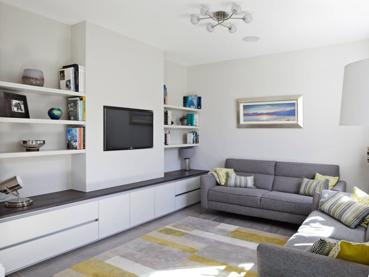 living room shelving