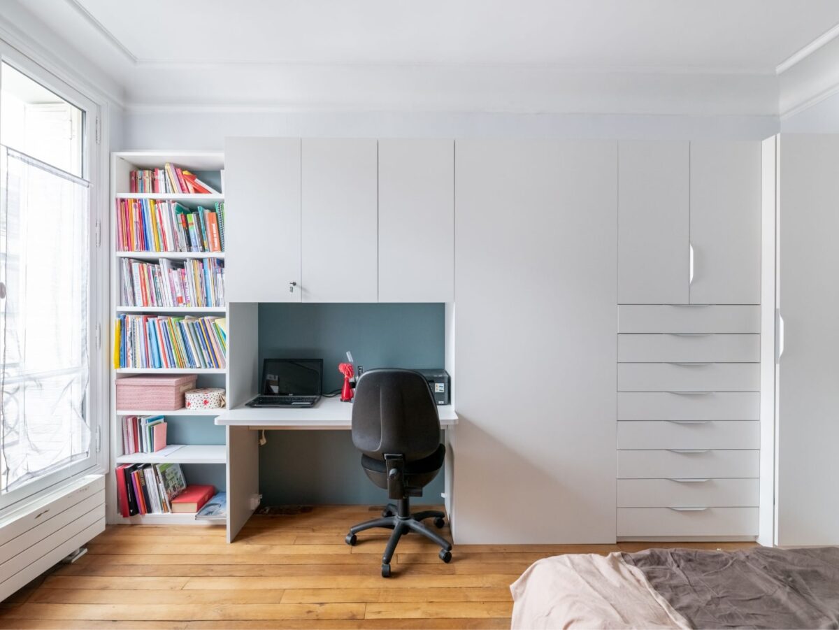 built in closet for kids room