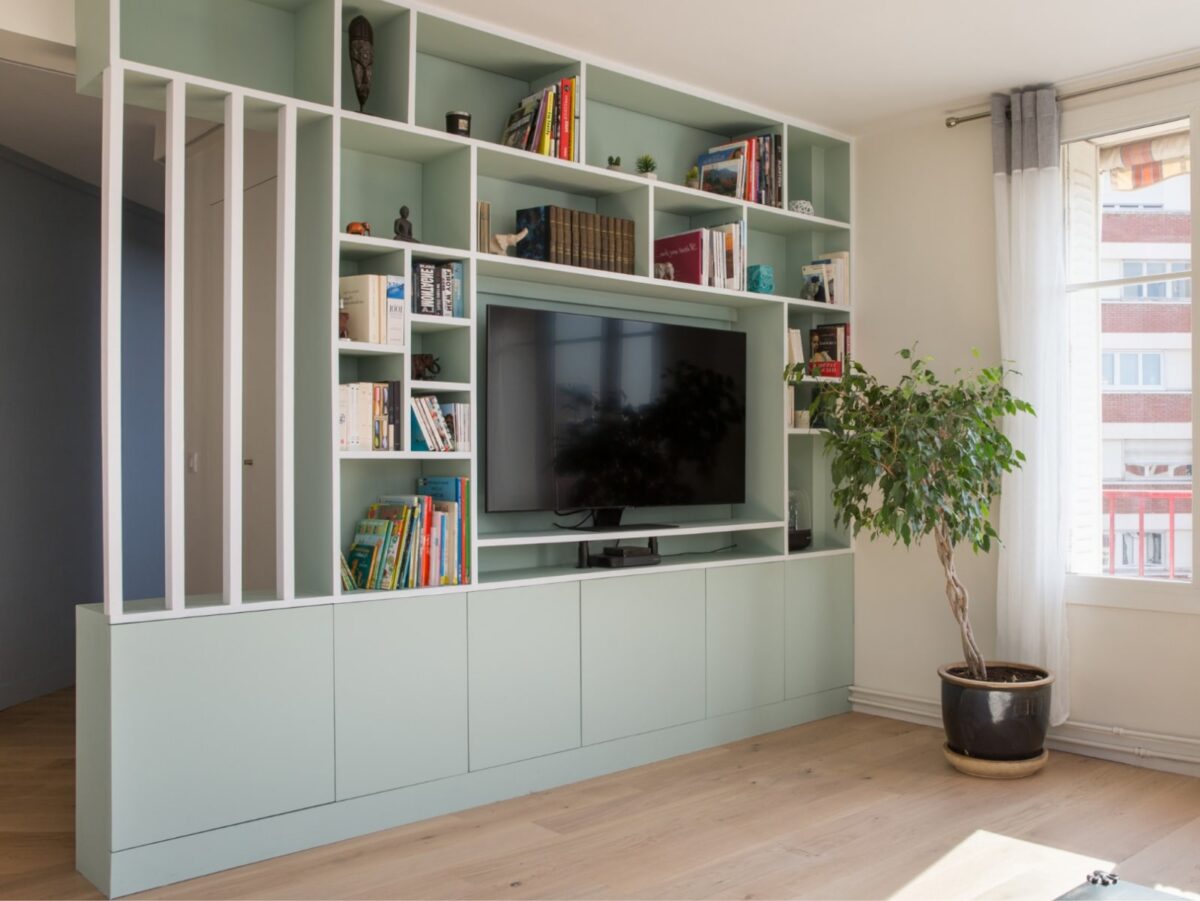 green living room tv units