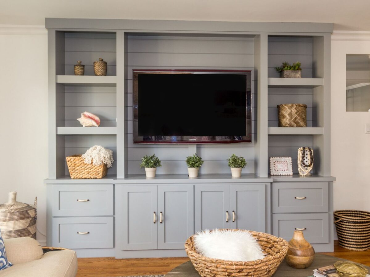 shaker style tv cabinet
