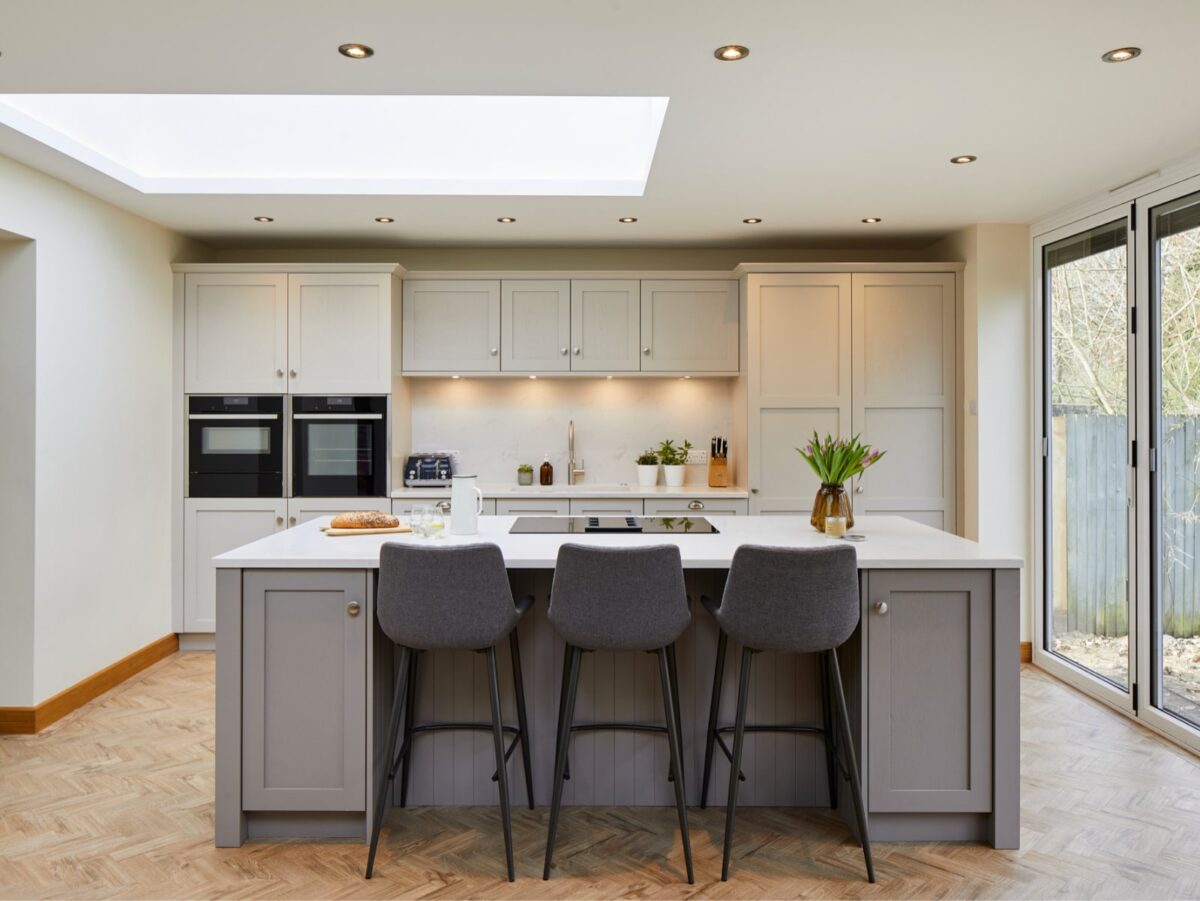 bespoke kitchen with island