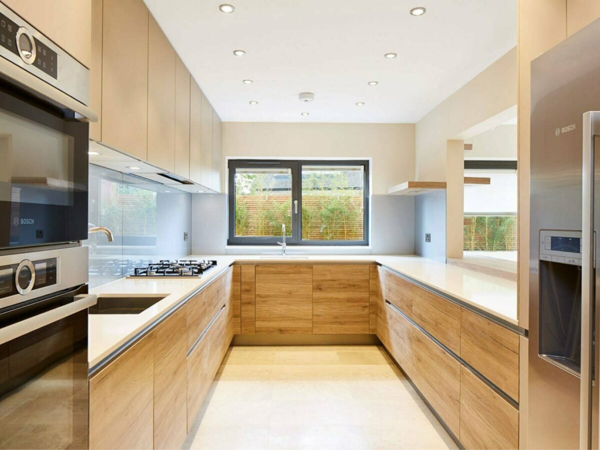 bespoke wood effect kitchen