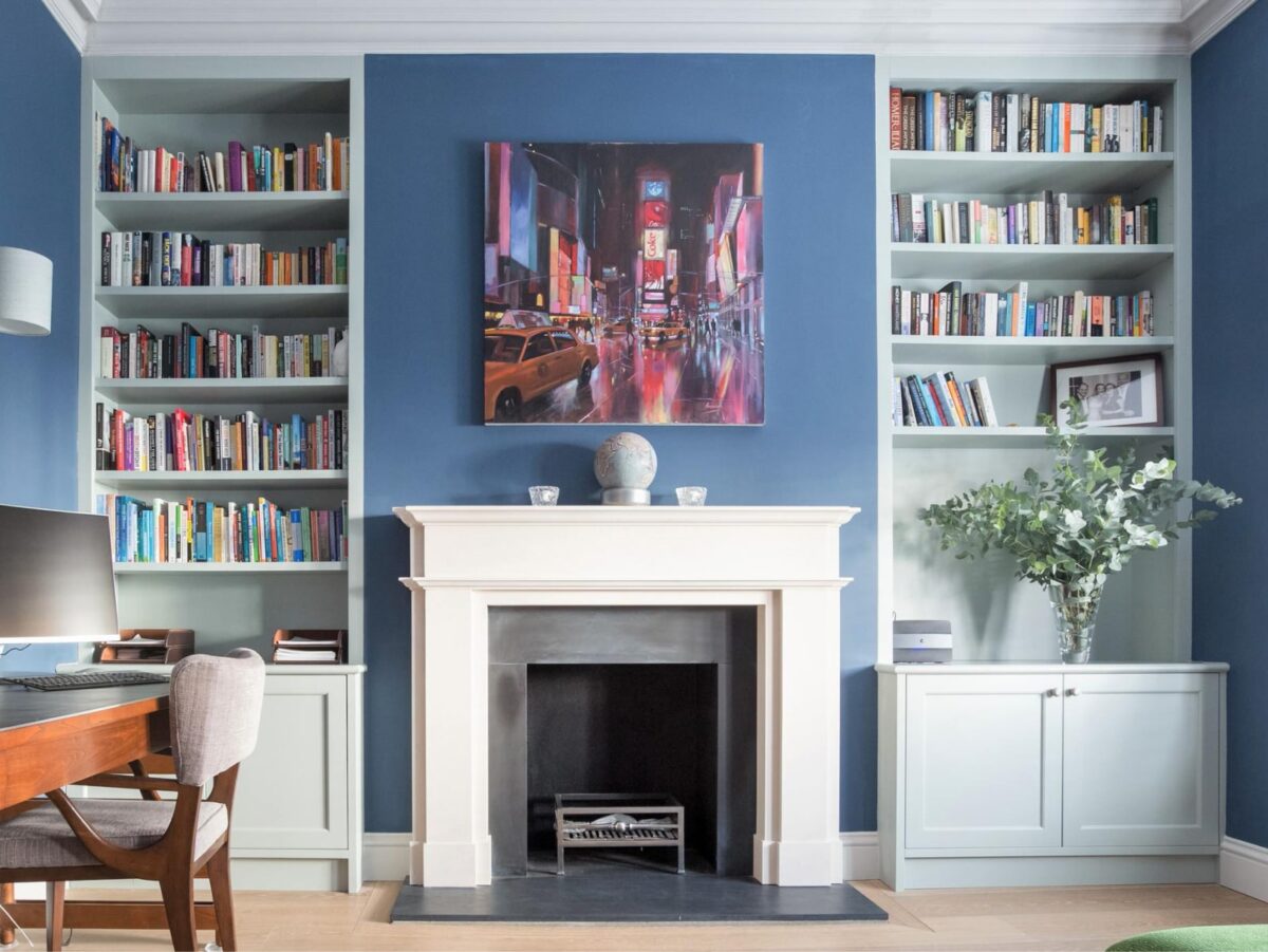 custom alcove shelving