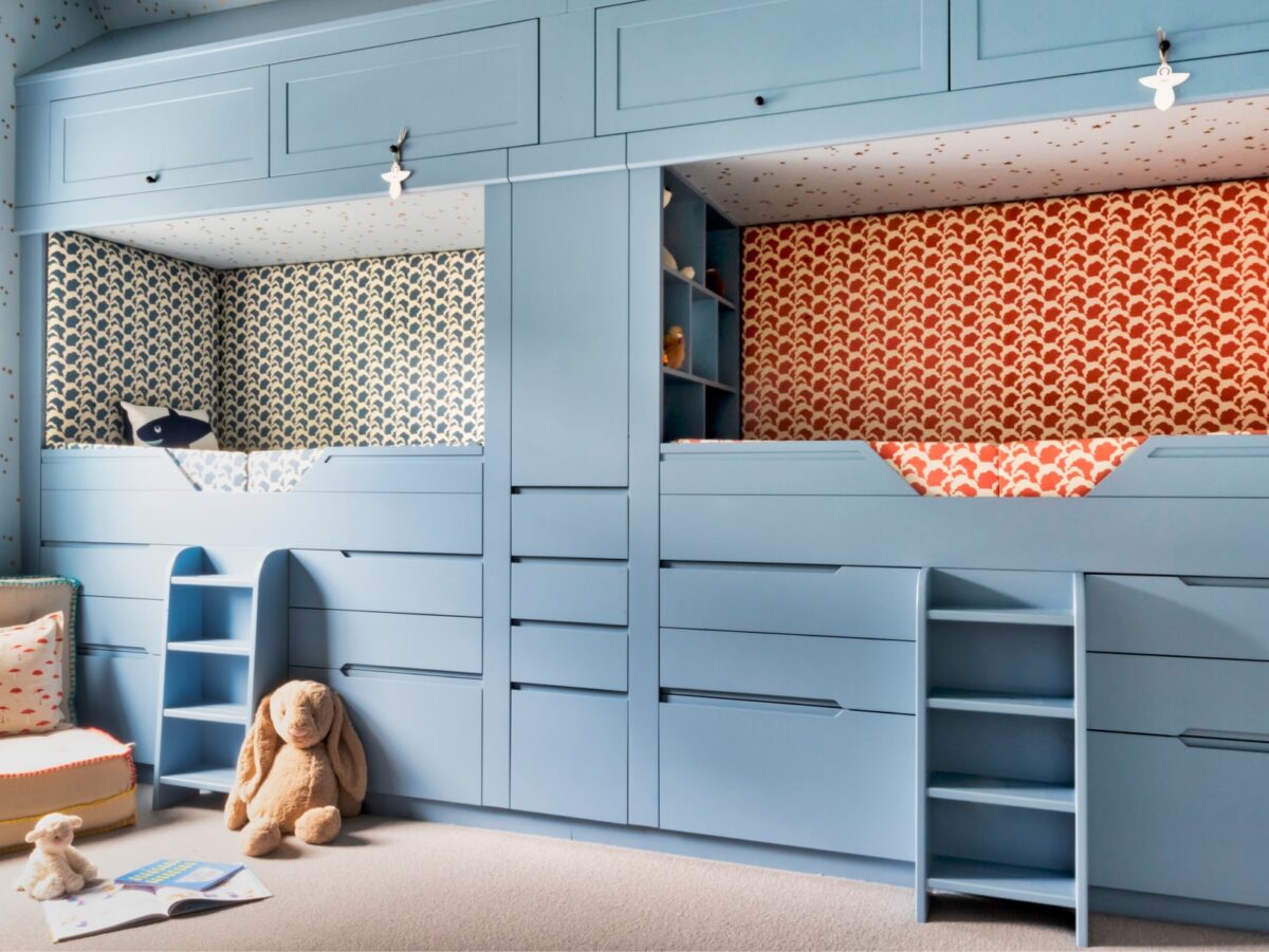 custom bunk beds with storage